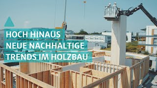 Neue Trends im Holzbau  BAUEN amp WOHNEN [upl. by Nonnah206]