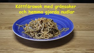 Nudelwok med köttfärs och grönsaker  sjukt gott sinnesjukt gott [upl. by Clemmy]