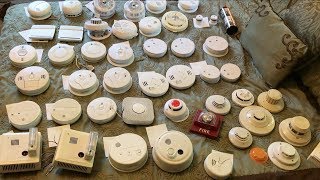 TestingShowing EVERY Smoke Alarm in my Collection [upl. by Eenot]