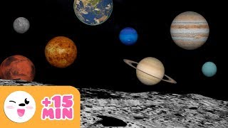 The SOLAR SYSTEM for kids  From planet to planet  Compilation [upl. by Vassili]