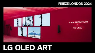 YT Title LG OLED ART  FRIEZE LONDON 2024 “Digital Tourquot  LG [upl. by Trust821]