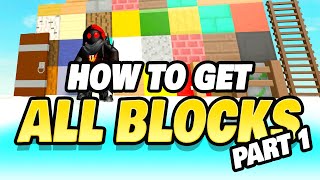 How to Get All Blocks in Roblox Islands Part 1 [upl. by Aidyn]