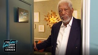 Morgan Freeman Checks In with a Voice Over [upl. by Audris]