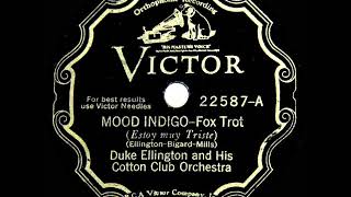 1931 HITS ARCHIVE Mood Indigo  Duke Ellington Victor version [upl. by Donaldson]