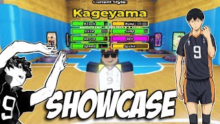 Kageyama Style Showcase  Haikyuu Legends [upl. by Liagaba]