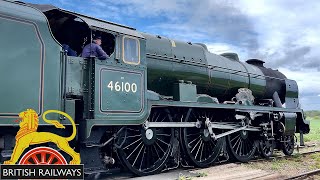 Royal Scot 46100  Yorkshire Coast Express Scarborough [upl. by Trilbee982]