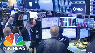 Stock Trading Halted After Markets Plunge At Market Open  NBC News [upl. by Eniluqcaj621]