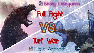 Ebony Odogaron VS Fulgur Anjanath FULL FIGHT Turf war [upl. by Southard170]