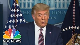 Trump Falsely Claims Victory In 2020 Election During White House Briefing  NBC Nightly News [upl. by Enilekcaj]