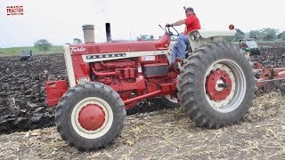 40 Tractors Plowing at the Half Century of Progress Show [upl. by Schonfeld]