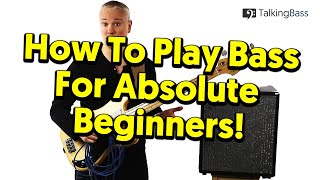 Beginners Guide To Bass Guitar  Lesson 1 The Absolute Basics [upl. by Casilda847]