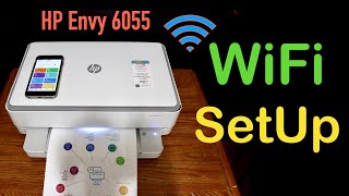 HP Envy 6055 WiFi SetUp [upl. by Nilat35]