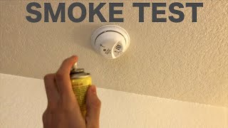 Testing Home Smoke Alarms with Smoke [upl. by Wyndham]