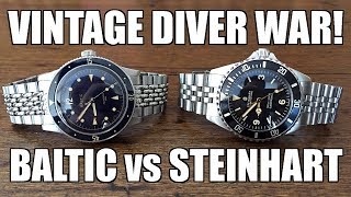 Automatic Dive Watch Duel Baltic Aquascaphe Blue vs Steinhart Ocean 39 Explorer  Perth WAtch 276 [upl. by Gene]