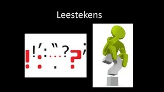 Leestekens gebruiken [upl. by Amand]