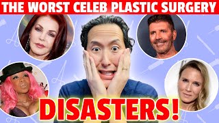 The 5 WORST Celebrity Plastic Surgery DISASTERS [upl. by Samohtnhoj31]