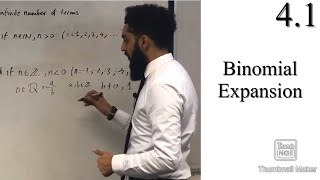 Edexcel A level Maths 41 Binomial Expansion [upl. by Dahsar]