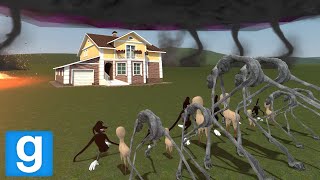 TREVOR HENDERSON CREATURES AND DISASTERS  Garrys mod Sandbox [upl. by Hoeg797]