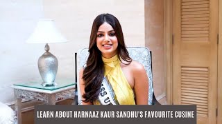 Revealed Harnaaz Kaur Sandhus Favourite Cusine [upl. by Lemor]