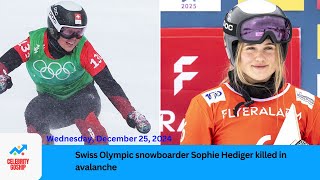 Olympian Sophie Hediger 26 Killed in Swiss Avalanche [upl. by Cicily]