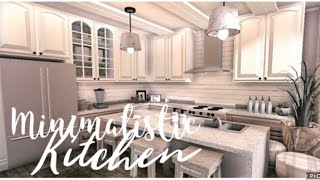 Minimalistic Kitchen Speed build Bloxburg 15k [upl. by Concepcion940]