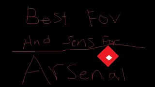 Best FOV and Sensitivity for ARSENAL Roblox Description Updated [upl. by Eneluqcaj]