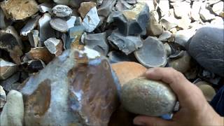 200  12 Spalling Chert Flint for Flintknapping [upl. by Faxun]