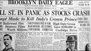 24th October 1929 Wall Street Crash begins on Black Thursday [upl. by Blake]