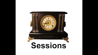 1900s Sessions Mantle Clock Restore 18 [upl. by Astri]