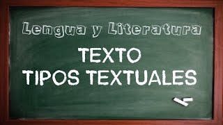 TEXTO Y TIPOS DE TEXTO [upl. by Eedia]