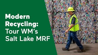 Modern Recycling Tour WM’s Salt Lake MRF [upl. by Acirema21]