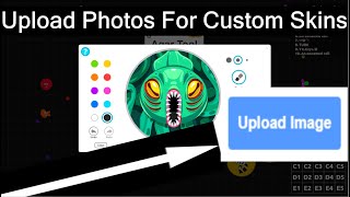 How To Get ANY SKIN  Upload Photo Custom Skin  Agario  PC [upl. by Stedt]