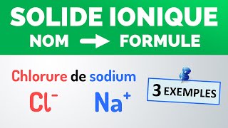 Comment déterminer la FORMULE dun COMPOSÉ IONIQUE   PhysiqueChimie [upl. by Aticilef]