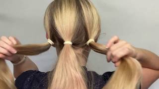 EASY UPDO FOR THICK HAIR  THICK HAIR HACKS [upl. by Kynan]