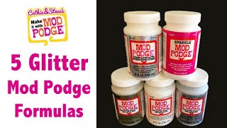 Explore the 5 Mod Podge Glitter Formulas plus Tips and Tricks [upl. by Irtemed]