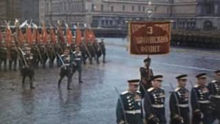 Soviet Army Victory Parade 1945 in Color Парад Победы [upl. by Hsitirb607]