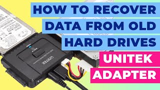 How To Recover Data from Old Hard Drives  Unitek IDE amp SATA Adapter [upl. by Christmann]