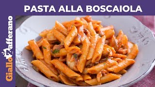 PASTA ALLA BOSCAIOLA RICETTA ORIGINALE [upl. by Ahsinot]