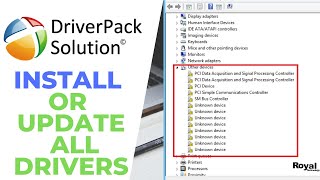 How to use Driverpack Solution Online  How to install drivers in Windows PC [upl. by Hatti]