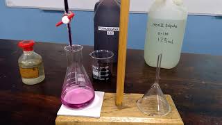 Redox Titration between MnO4 and Fe2 [upl. by Tareyn961]