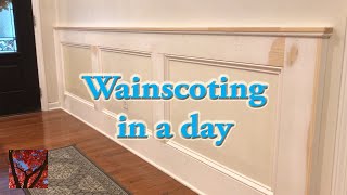 How to build upscale wainscoting [upl. by Mcclenaghan]