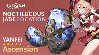 Noctilucous Jade Locations  Yanfei Ascension Mats  Genshin Impact [upl. by Eecats425]