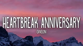 Giveon  Heartbreak Anniversary Lyrics [upl. by Nohsar]