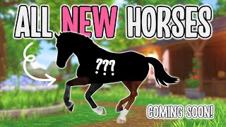 ALL THESE NEW HORSE BREEDS WILL BE ADDED TO STAR STABLE IN 2024 [upl. by Anaed]