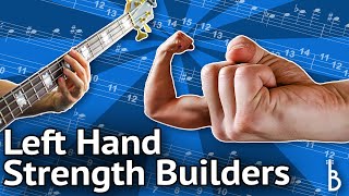 13 StrengthBuilding Bass Workouts For Your Fretting Hand [upl. by Hawken951]