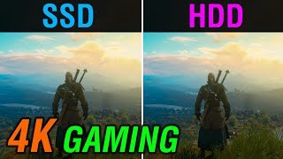 SSD vs HDD  4K Gaming Performance Comparison in 4 Games [upl. by Erialb]