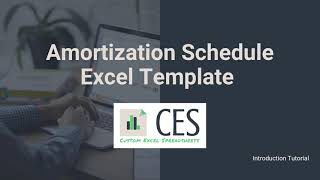 Amortization Schedule Excel Template Tutorial [upl. by Ulland]