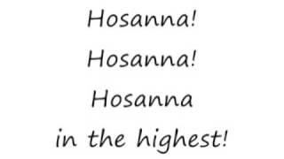 Hosanna  Vineyard lyrics [upl. by Valerle170]