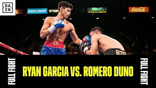 FULL FIGHT  Ryan Garcia vs Romero Duno [upl. by Affrica14]