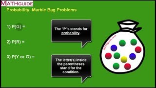 Probability Marble Bag Problems [upl. by Connell48]